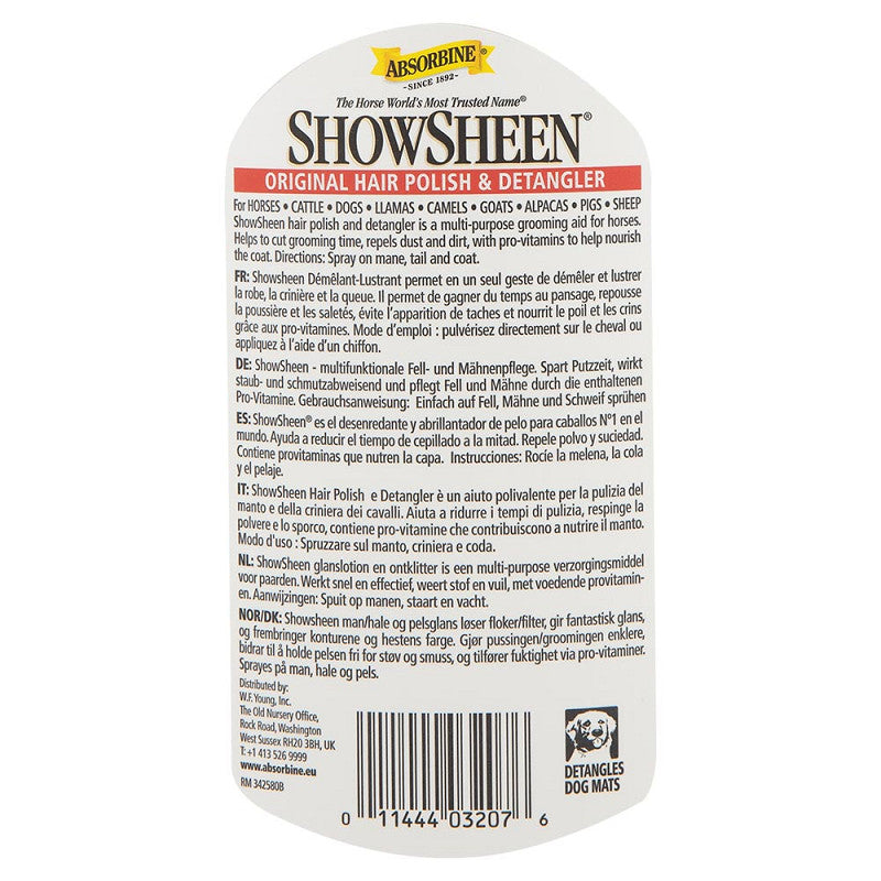 Absorbine Hair Polish & Detangler ShowSheen 950 ml