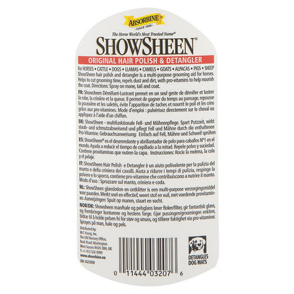 Absorbine Hair Polish & Detangler ShowSheen 950 ml