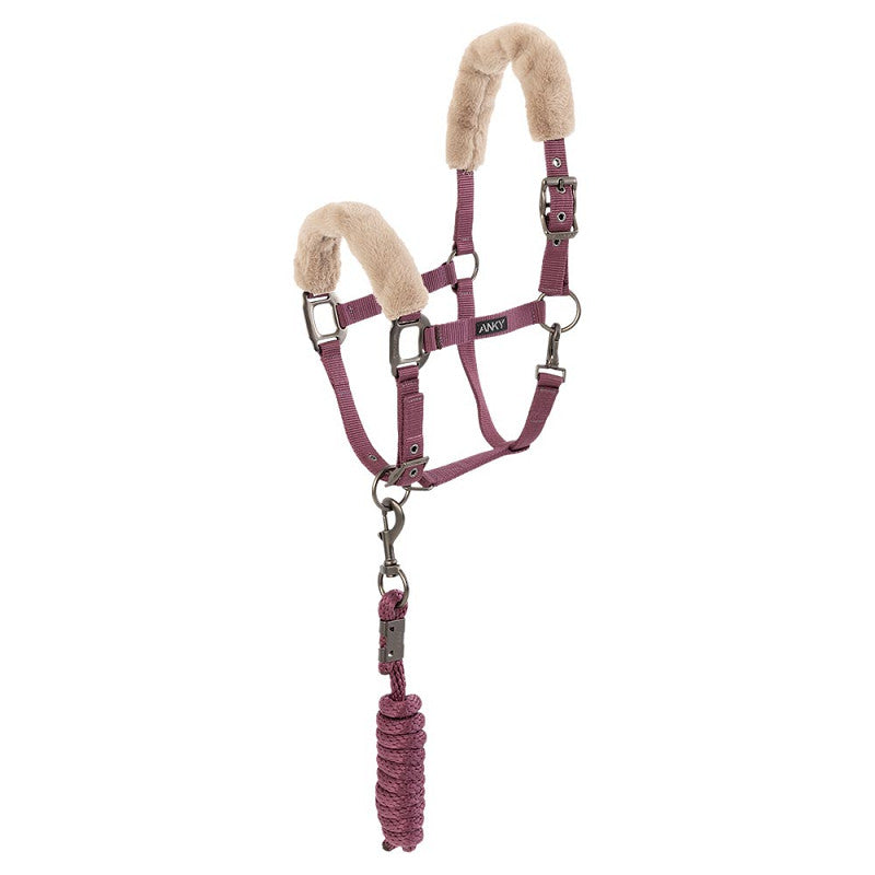 ANKY® Halter and Lead Check Velvet